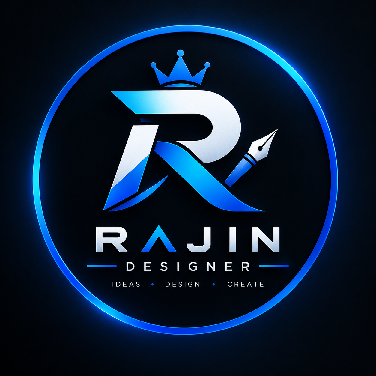 RAJIN DESIGNER logo